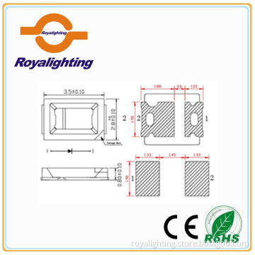 Factory price SMD UVA LED chip LED UV curing, coating 2 chips 2835 SMD UV LEDs 395nm
